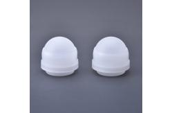 China Plastic Roller Ball Inserts 25.2mm Ball Diameter White PP Various Roll Caps supplier