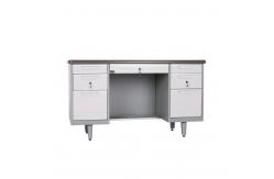 China Big Lots Computer Steel Executive Desk For Office MDF Desk Top supplier