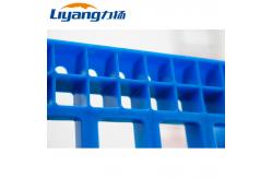 China Customized Double Side HDPE Grid Pallet For Factories Warehouses supplier