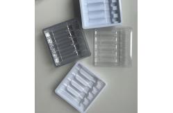 China Custom 5ml Ampere Packaging Tray Medicine Packaging Boxes Rectangle Shape supplier