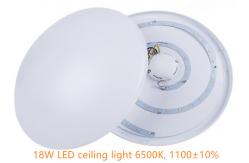 China 18W CCT 6500K Flat Panel Led Ceiling Lights Customized For Office / Bedroom supplier