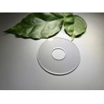 Circular Transparent Sapphire Optical Windows Quartz Material Customized Diameter for sale