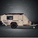 White Small Off Road Camper Caravan 1500kg 2 Bedrooms For Outdoor Family Touring for sale