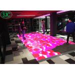 1R1G1B Outdoor P6 IP65 LED Dance Floor 1/8 Scan For Concert Advertising interactive led dance floor for sale