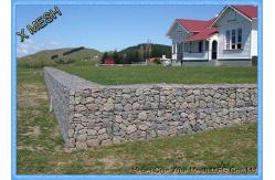China Hexagonal Woven Steel Gabion Baskets Retaining Wall 4mm Wire Diameter supplier