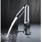 Brass Modern Single Hole Single Handle Basin Mixer In Chrome Matte Black Gold Grey for sale