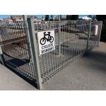 Powder Coated BRC Roll Top Welded Wire Garden Fence for sale
