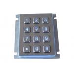 Industrial Vandal Resistant Keypad Panel Mount Numeric Backlit 12 Keys IP67 Waterproof