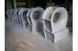 China Stainless Steel Panama Mooring Components / Marine Chocks With Sandblasting Surface supplier
