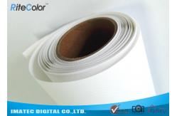China 280gsm 24  Printable Waterproof Polyester Canvas Rolls For Inkjet Plotter supplier