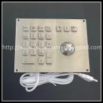 Computer Digital Industrial Keyboard With Trackball USB Interface for sale