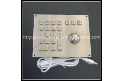 China Computer Digital Industrial Keyboard With Trackball USB Interface supplier