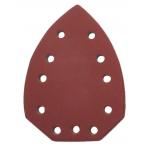 140x140x90mm Red Triangle Sanding Discs 120 Grit For Grinding And Polishing for sale