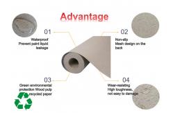 China Recycled Width 820mm Paper Fiberock Floor Protector supplier
