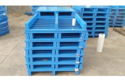 China Single Faced Metal Storage Pallet For Warehouse Storing Cargos supplier