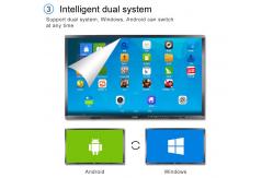 China 20 Points Interactive Flat Panel Led Smart Board Touch Screen Interactive Display supplier