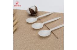 China Degradable Cornstarch 14.8cm Wooden Spoon Cutlery supplier