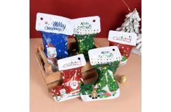 China Customized Shape Plastic Mylar Bags, Christmas Gift Packaging Bag With Zip supplier