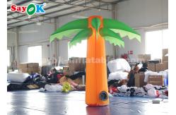 China Green And Yellow Christmas Inflatable Lighting Decoration /  Blow Up Tree supplier