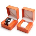 Custom Logo Printed PU Leather Watch Box Eco Friendly Made From Recycled Materials