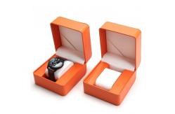 China Custom Logo Printed PU Leather Watch Box Eco Friendly Made From Recycled Materials supplier
