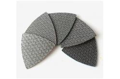 China 3 Inch Triangular Diamond Polishing Pads Electroplated Sanding Pad For Multi Tool supplier