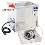 Electric Fuel Industrial Ultrasonic Parts Cleaner For Turbo Charge Car Components for sale