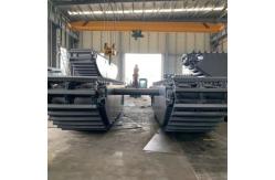 China SANY SY135C Amphibious Excavator Pontoon Floating Undercarriage For Swamp supplier