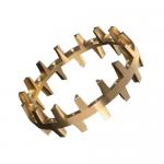 Double Row Spherical Roller Bearing Cages Material Brass For Two Rows Of Symmetrical Rollers for sale