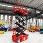 6m 230kg Capacity Electric Mini Scissor Lift Platform For Narrow Spaces for sale