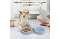 China Collapsible Silicone Pet Suppliers Bowl Harmless 2 Pack For Travel supplier