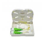 Face Box 4 Core Ftth Distribution Box , 2 Port Fiber Termination Box for sale