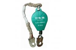 China Line Construction Fall Arrest Lanyard High Capacity Wire Rope Falling Protector supplier