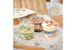 China Custom Plastic U Shape Disposable Bubble Tea Cups 500ml Food Grade supplier