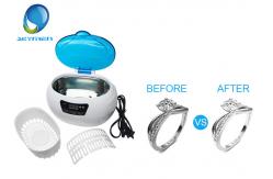 China Adjustable Timer Ultrasonic Ring Cleaner , Home Sonic Jewelry Cleaner Solution supplier