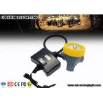 Rechargeable IP68 Waterproof Coal Miners Headlamp , 10000 Lux CREE LED Mining Cap Lamp