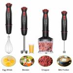 Powerful Portable Hand Blender Black 120V - 240V With 12 Adjustable Speed Settings for sale