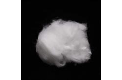 China Packing Material 51mm PE/PP ES Fiber White Artificial Flame Retardant Fiber supplier