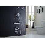 Wall Mounted Top Rainfall Bathroom Shower Set Pressure Balancing Valve ROVATE for sale