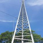 3 Legged ASTM A36 ASTM A572 GR65 GR50 Lattice Telecom Tower for sale