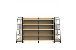 China Wooden 1800mm Gondola Shelving Stand Display Rack Supermarket Gondola Shelves supplier