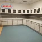 Adjustable Glass Shelf Lab Workbenches with Drawers - Ideal Reagent Rack Solution
