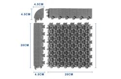 China 20CM Square Interlocking PVC Mats Puzzle Piece Interlocking Door Mats supplier