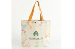 China Custom Logo Womens Crossbody Fashion Canvas Printed Tote Bag With Inside Pockets supplier