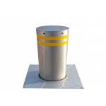 Traffic Safety Automatic Retractable Bollards 304 / 316 SS Bollard With 6mm - 10mm Thickness