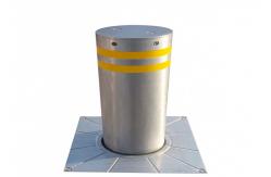 China Traffic Safety Automatic Retractable Bollards 304 / 316 SS Bollard With 6mm - 10mm Thickness supplier