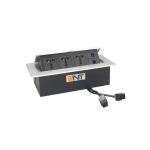hidden desk pop up desk outlet Square Corner Desktop Pop Up Power Socket With Network for sale