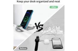 China OCP OVP OTP Foldable Wireless Charging Stand For IWatch AirPods supplier