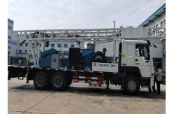 China COMMINS Diesel Engine 400m 6X6 Truck Mounted Drilling Rig supplier