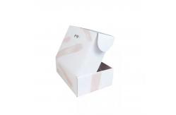 China Plain Recycled cardboard Shoe Packaging Box UV Coating Embossing supplier